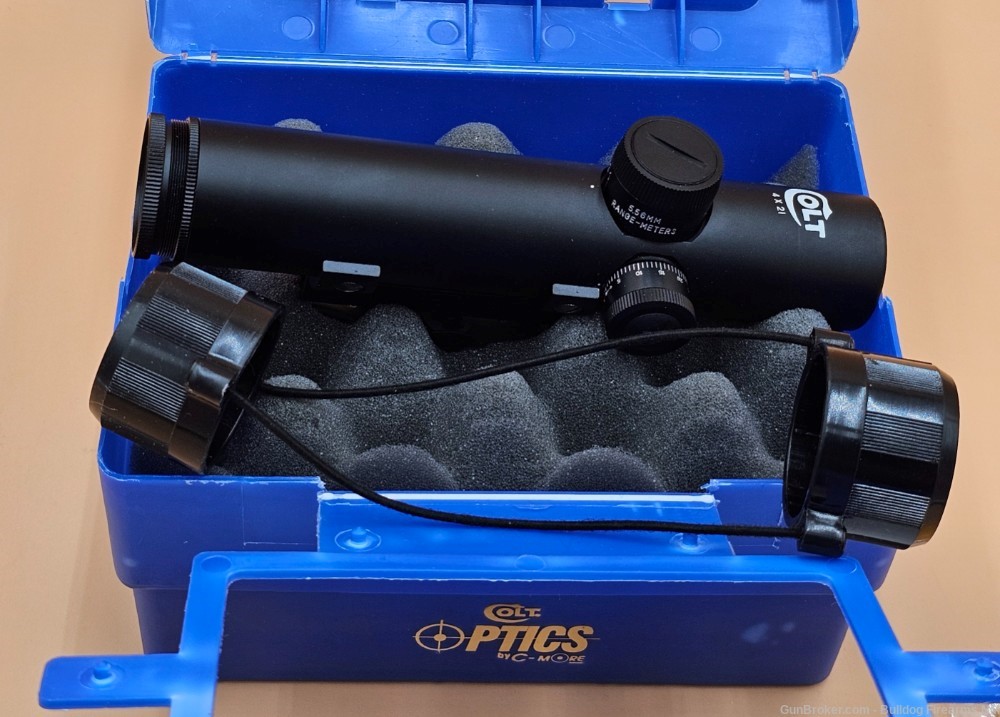 COLT/C-More 4x21 RF range finding reticle scope 5.56 AR-15 Carrying Handle-img-2
