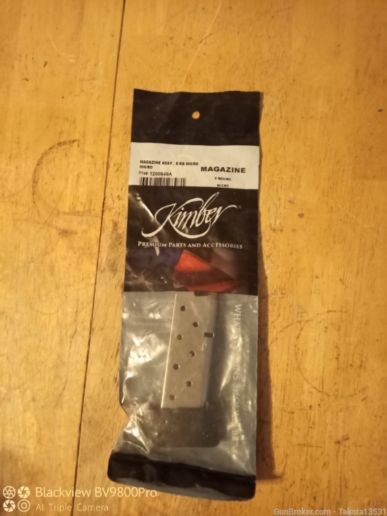 Factory Kimber Micro 8rd 9mm Stainless Magazine in Original Packaging -img-0