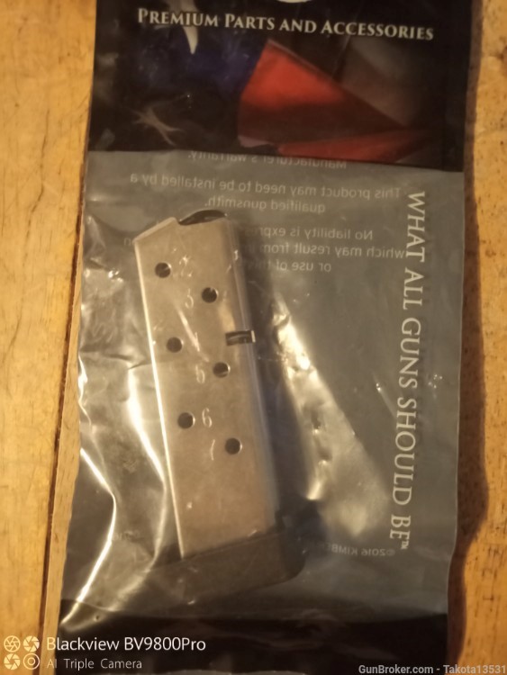 Factory Kimber Micro 8rd 9mm Stainless Magazine in Original Packaging -img-2