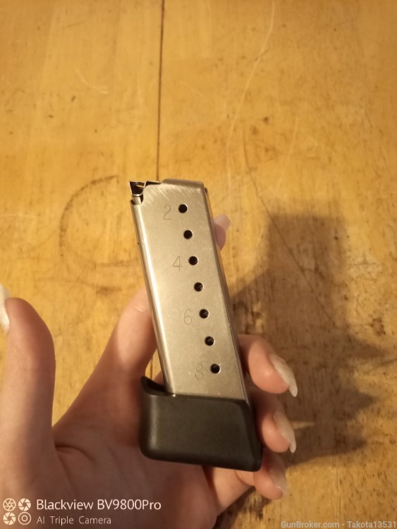 Factory Kimber Solo 9mm 8rd Stainless Magazine w/Finger Extension-img-3