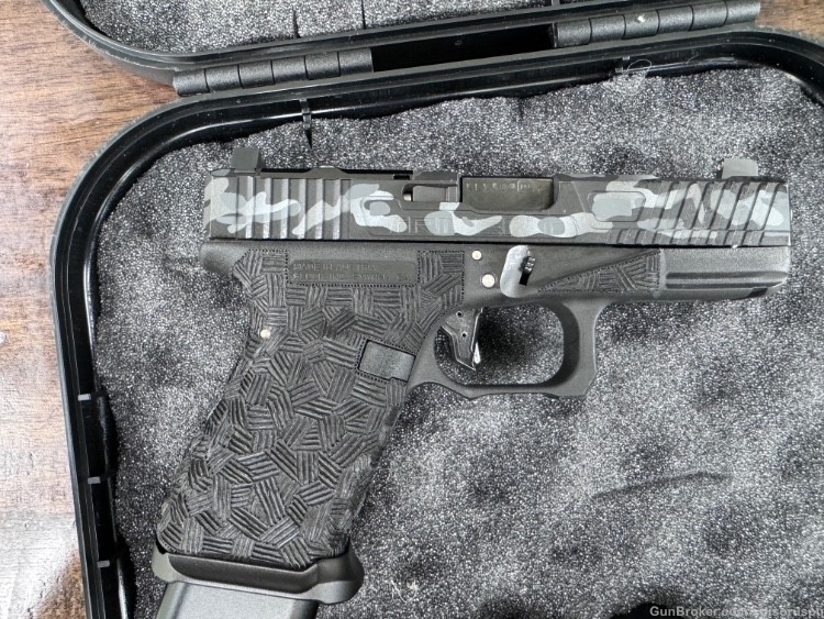 Fully custom built Glock 23c compensated cerakoted Optics ready-img-1