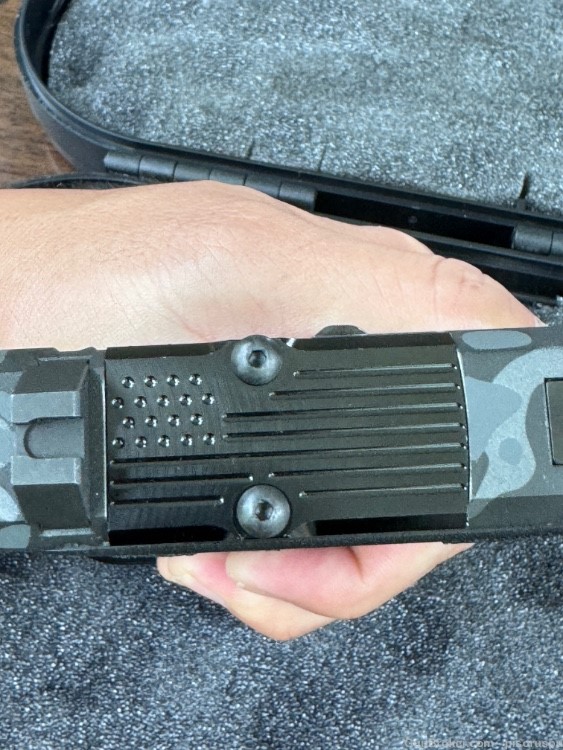 Fully custom built Glock 23c compensated cerakoted Optics ready-img-5
