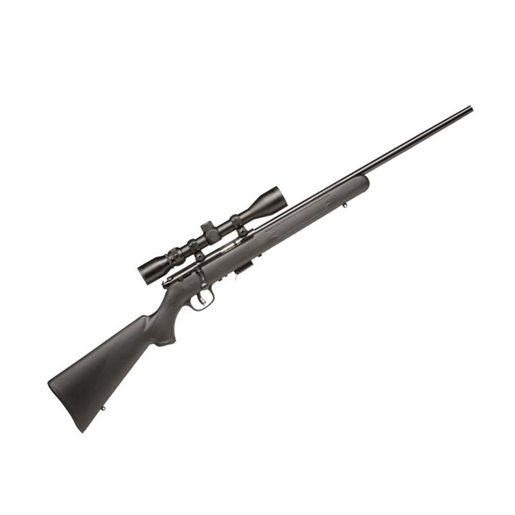 Savage Arms 93 FXP Rimfire Rifle w/ Scope Matte 22 WMR 21 -img-0