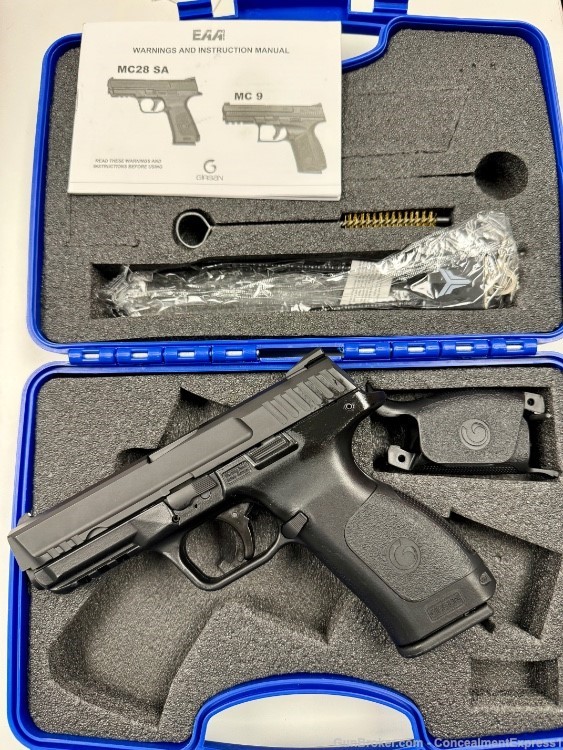 Girsan MC28 SA Black 9mm Pistol-img-1