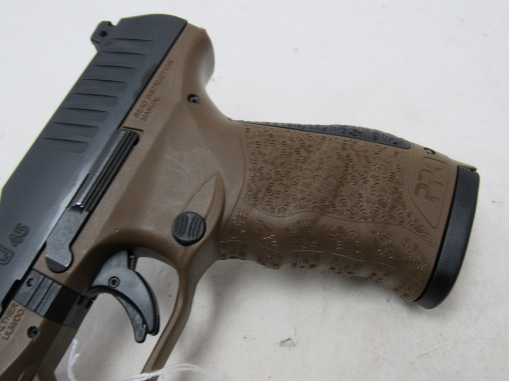 Walther PPQ FDE 45 acp w/4.25"Brl $.01 Start No Reserve-img-6