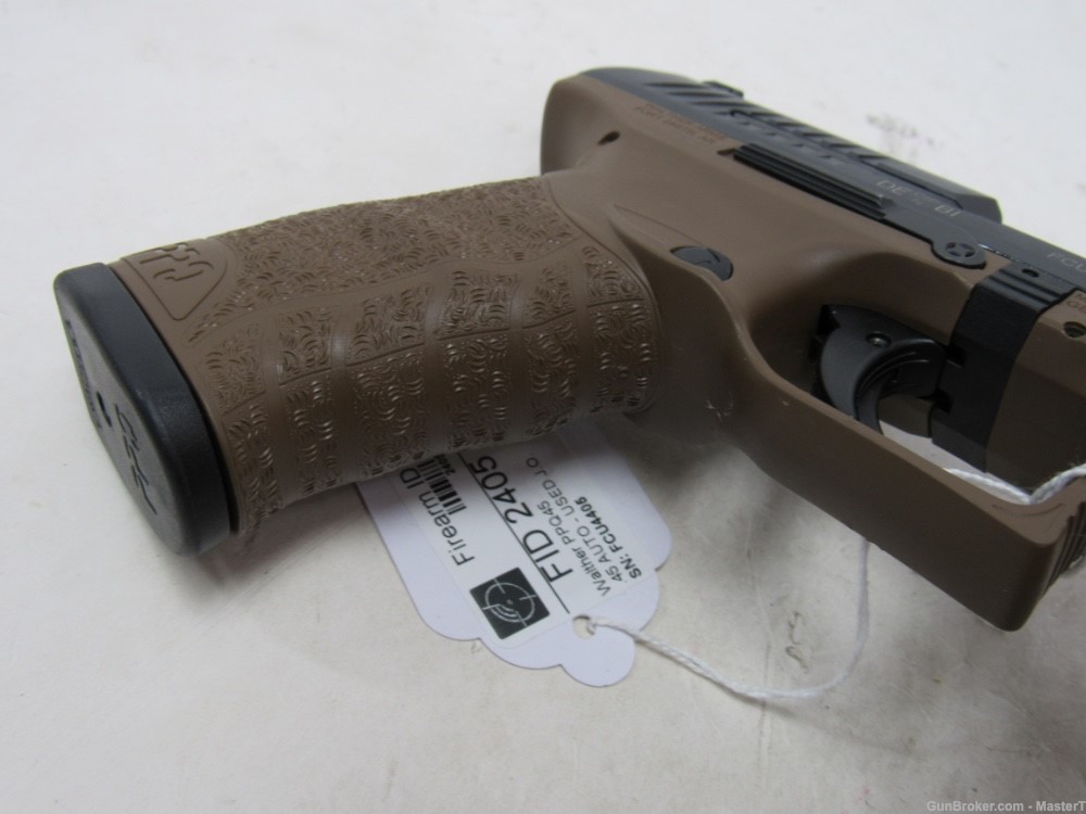 Walther PPQ FDE 45 acp w/4.25"Brl $.01 Start No Reserve-img-11