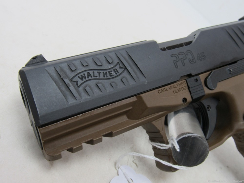 Walther PPQ FDE 45 acp w/4.25"Brl $.01 Start No Reserve-img-1
