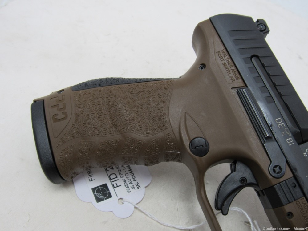 Walther PPQ FDE 45 acp w/4.25"Brl $.01 Start No Reserve-img-10