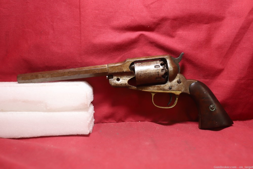 Remington 1858 Navy 7.5" Barrel 36 Cal. Antique Revolver -img-0