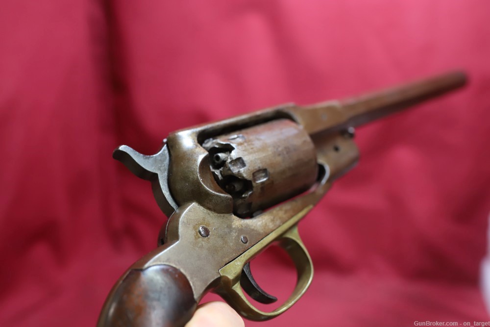 Remington 1858 Navy 7.5" Barrel 36 Cal. Antique Revolver -img-35