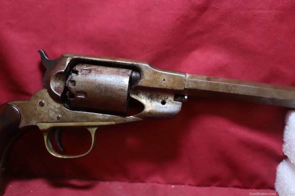 Remington 1858 Navy 7.5" Barrel 36 Cal. Antique Revolver -img-12