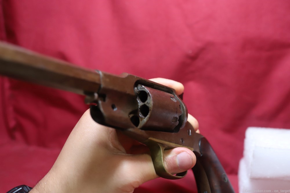 Remington 1858 Navy 7.5" Barrel 36 Cal. Antique Revolver -img-31