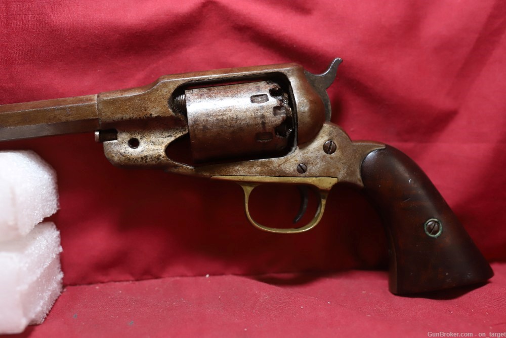 Remington 1858 Navy 7.5" Barrel 36 Cal. Antique Revolver -img-5