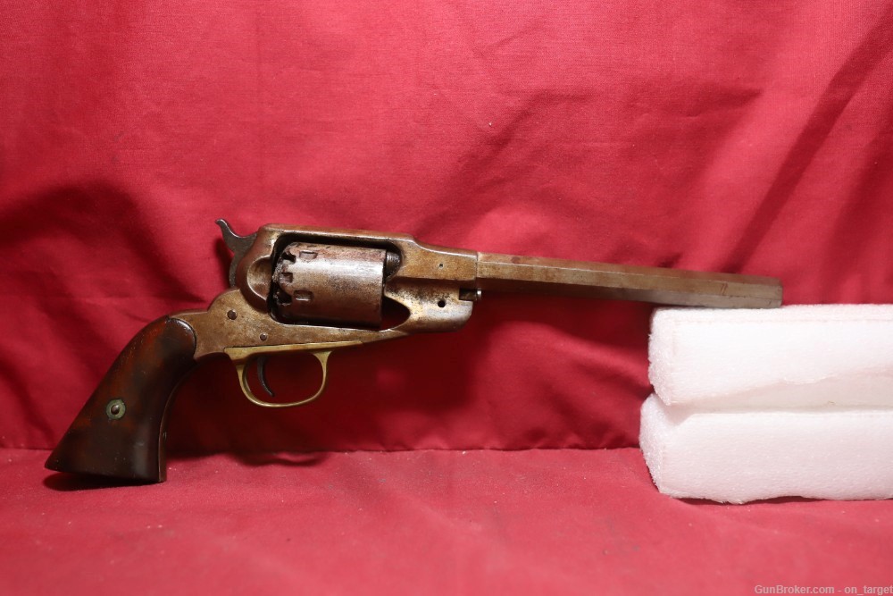 Remington 1858 Navy 7.5" Barrel 36 Cal. Antique Revolver -img-7