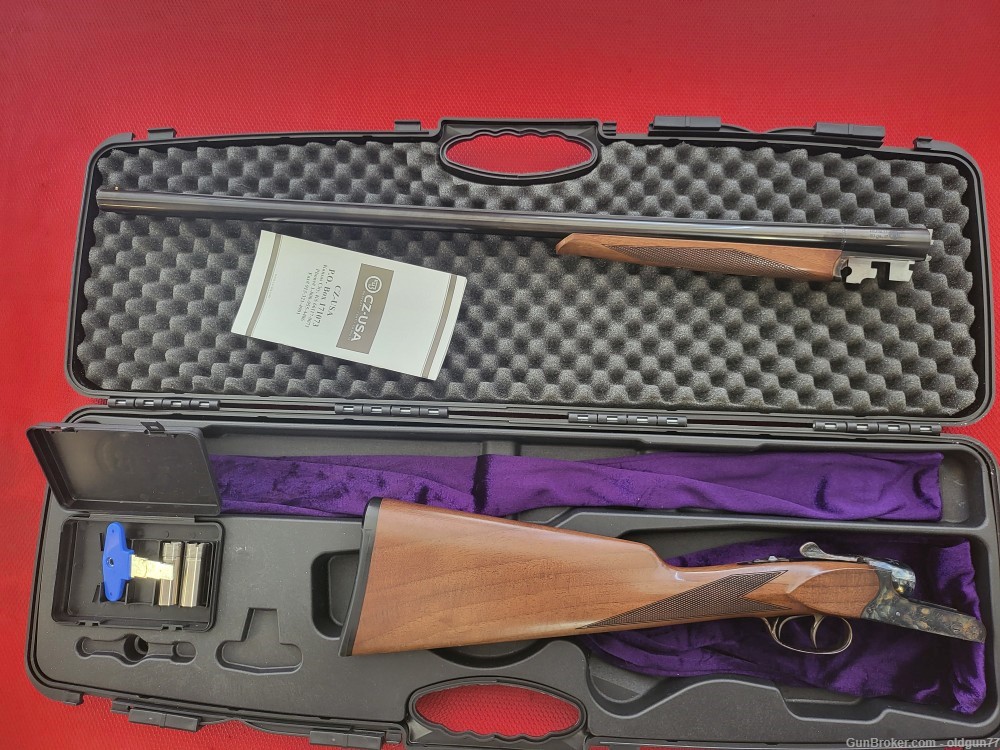 CZ Bobwhite 20 GA Color case hardened receiver. As new in hard case.-img-1