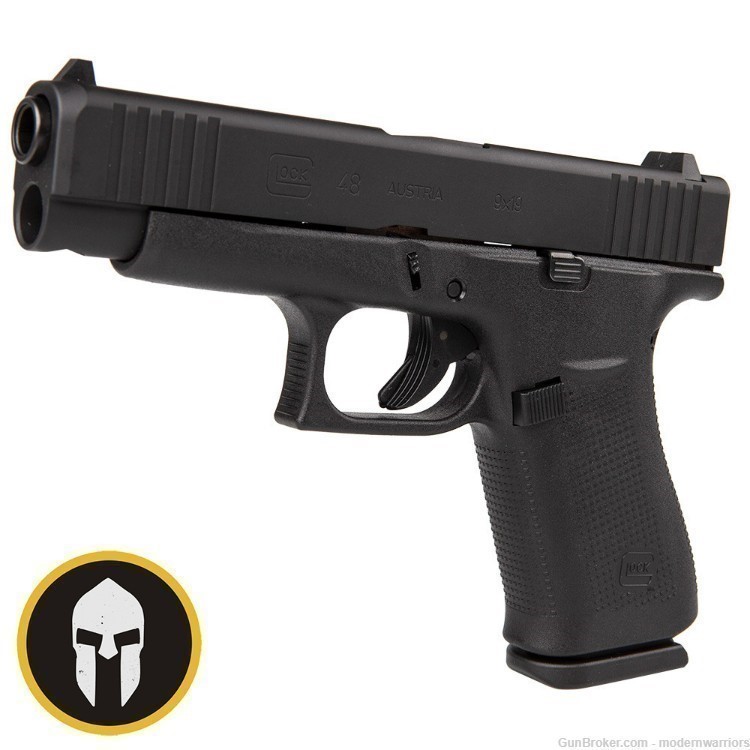 Glock 48 Black (9mm) 4.17" Barrel - Standard Sights-img-1