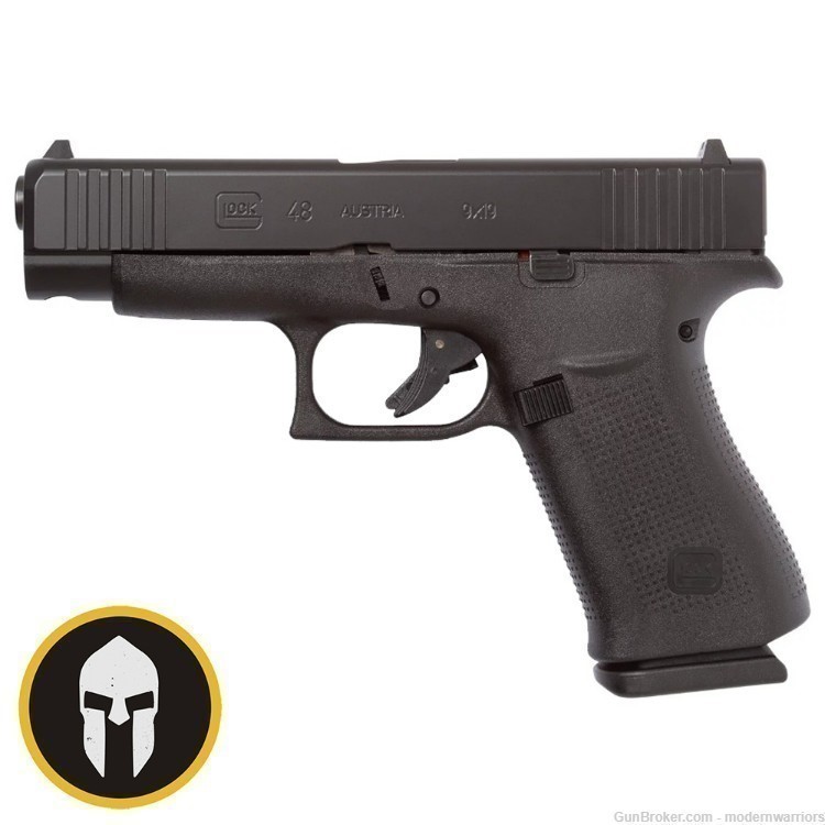 Glock 48 Black (9mm) 4.17" Barrel - Standard Sights-img-0