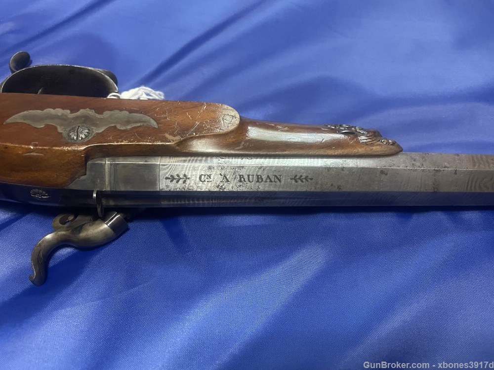 Cased Pair of Duchamp Percussion Officer's Pistols-img-7