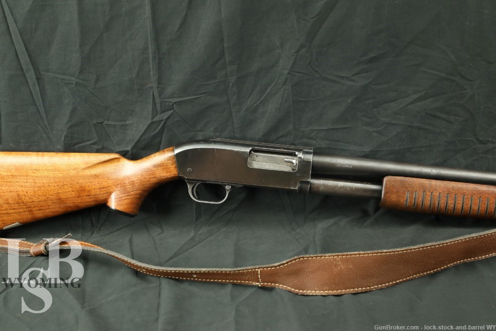 JC Higgins SEARS High Standard Model 20 12 GA Pump Action Shotgun C&R-img-0