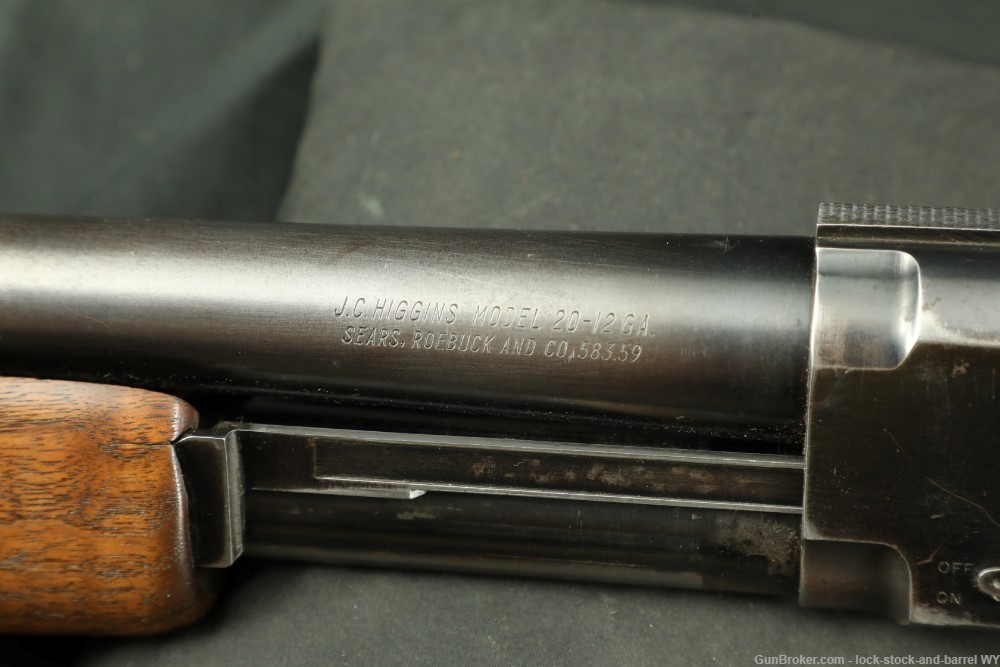 JC Higgins SEARS High Standard Model 20 12 GA Pump Action Shotgun C&R-img-25