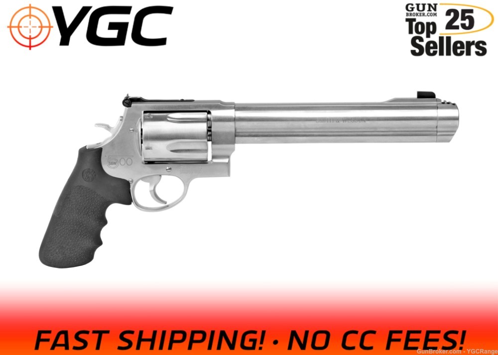 Smith & Wesson 500 8.38" 500Mag 163500 S&W 500 Mag-img-0