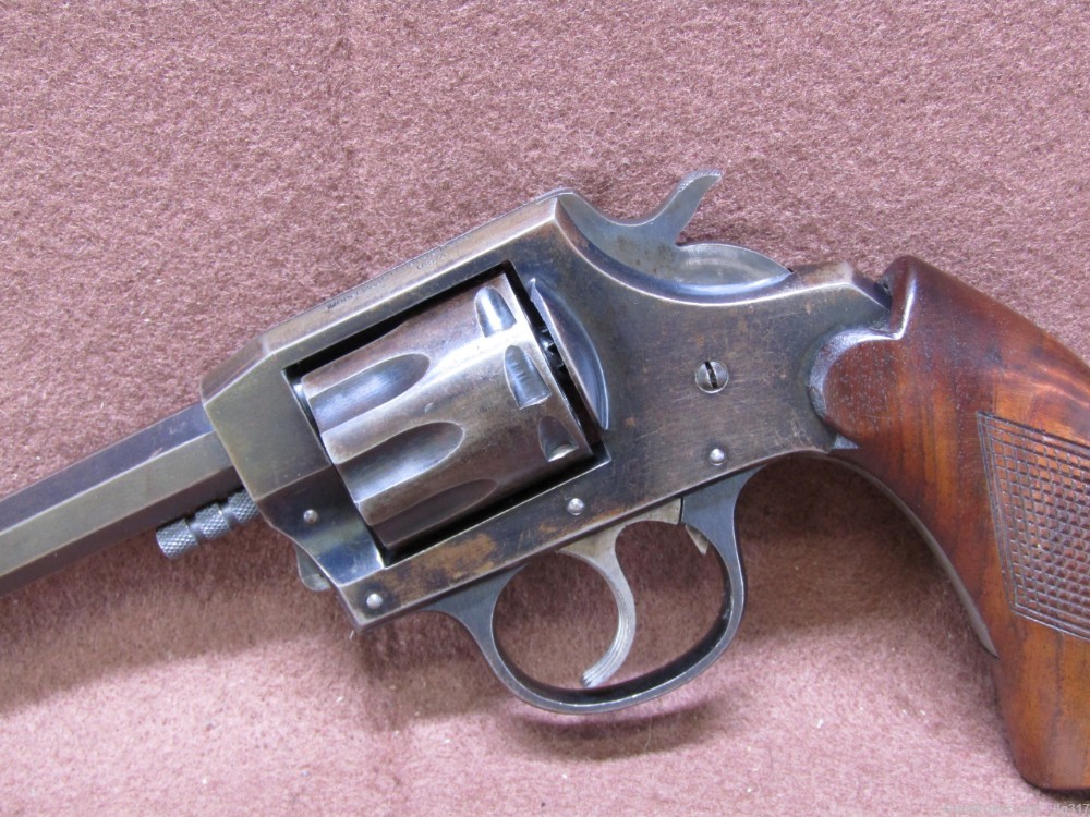 Iver Johnson 1900 Target 22 LR 9 Shot Single/Double Action Revolver-img-6