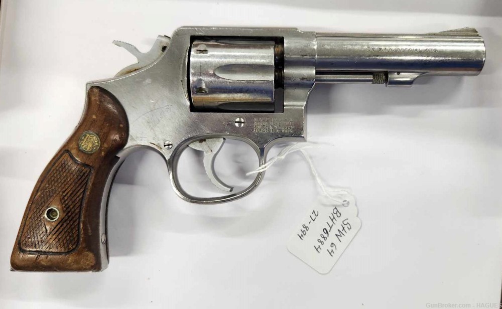 Pre Owned: Smith & Wesson Model 64-5  .38 Special Revolver - 6 Shot -img-0