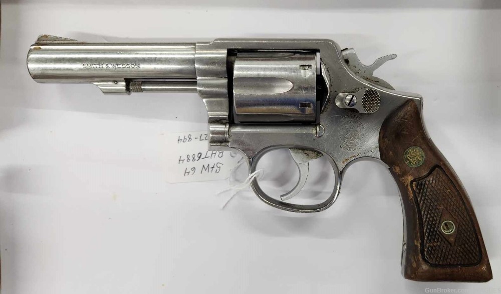 Pre Owned: Smith & Wesson Model 64-5  .38 Special Revolver - 6 Shot -img-1