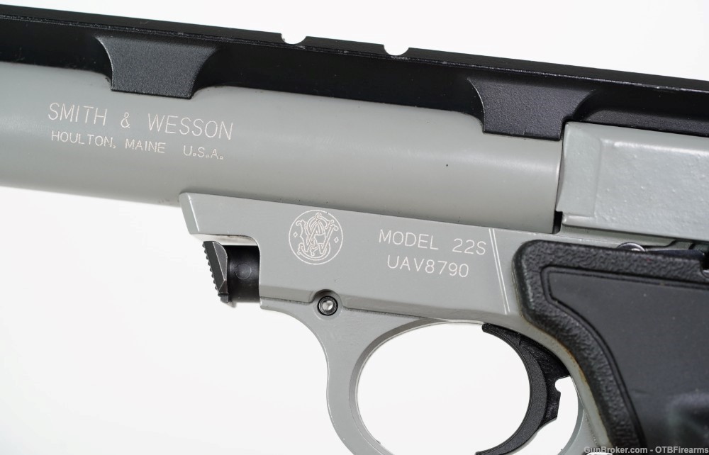 Smith and Wesson S&W 22S stainless steel 22lr 6 inch barrel-img-10