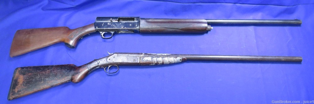 Gunsmith Lot – 12GA Shotguns – Savage Model 750C & Mass. Arms Single-Shot-img-0