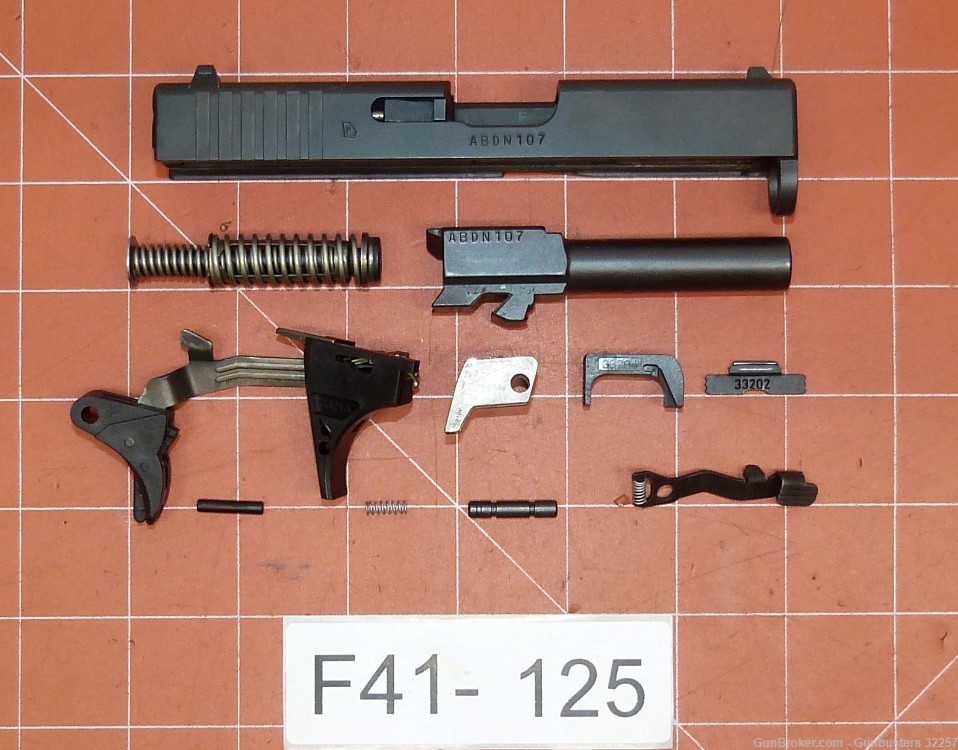 Glock 42 Gen 5 .380 ACP, Repair Parts F41-125-img-0