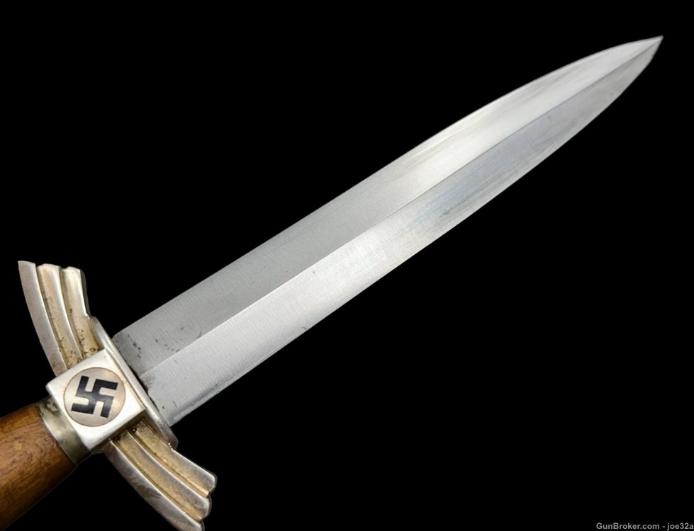 WW2 German Luftwaffe DLV Flyers Dagger NSFK SMF WWII knife  Vet Trench art -img-9