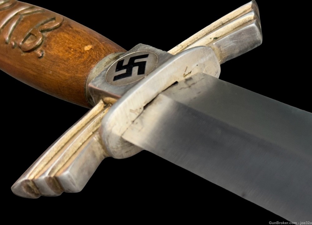 WW2 German Luftwaffe DLV Flyers Dagger NSFK SMF WWII knife  Vet Trench art -img-8