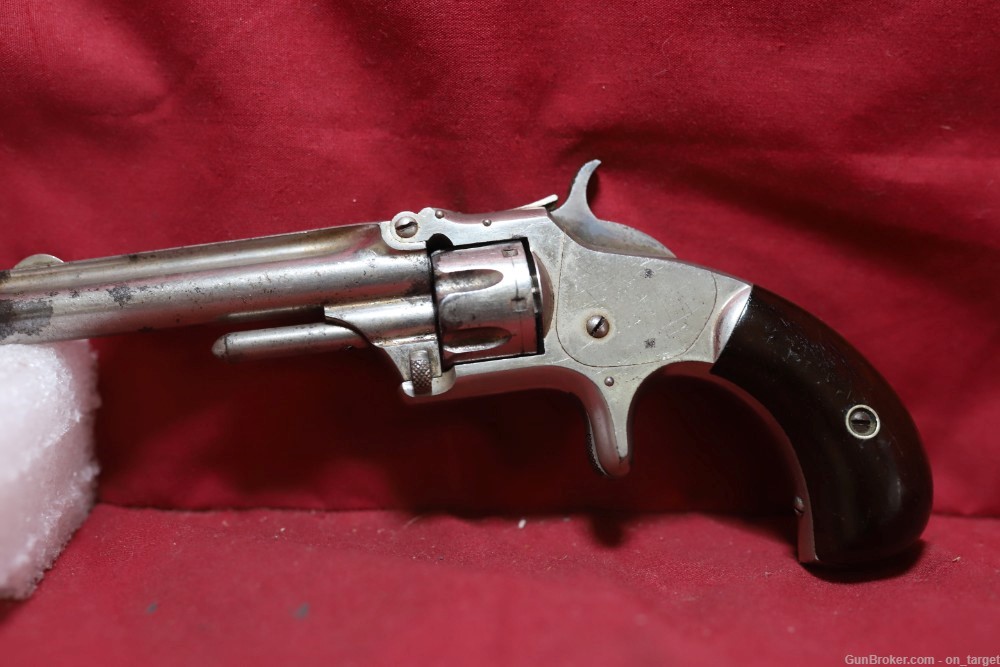 Smith & Wesson Model 1 3rd Issue .22 Short 3 1/8" Nickel  S/N: 119254-img-10