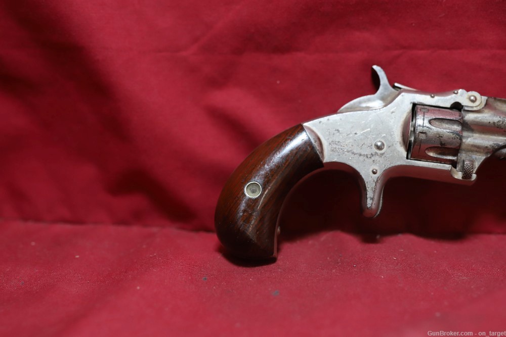 Smith & Wesson Model 1 3rd Issue .22 Short 3 1/8" Nickel  S/N: 119254-img-6