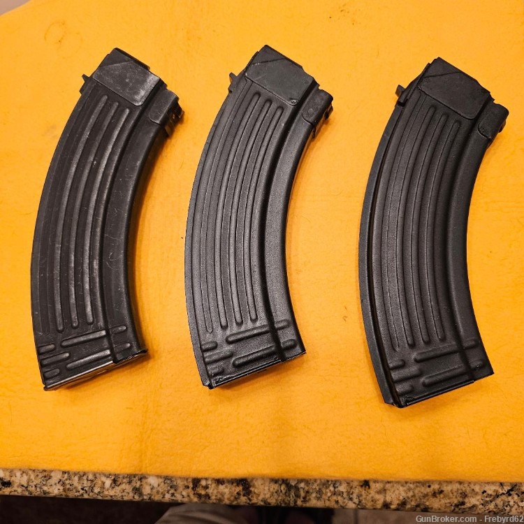 3 Used 30 Rd. AK-47 magazines -img-0