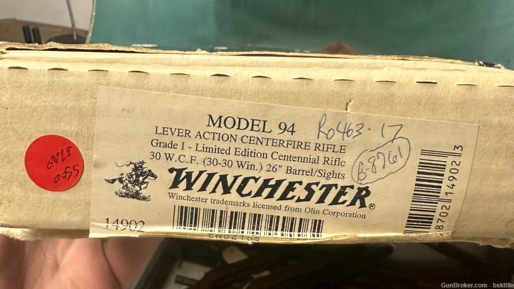 Winchester Model 94 Centennial Commemorative, used, 30 W.C.F. -img-9