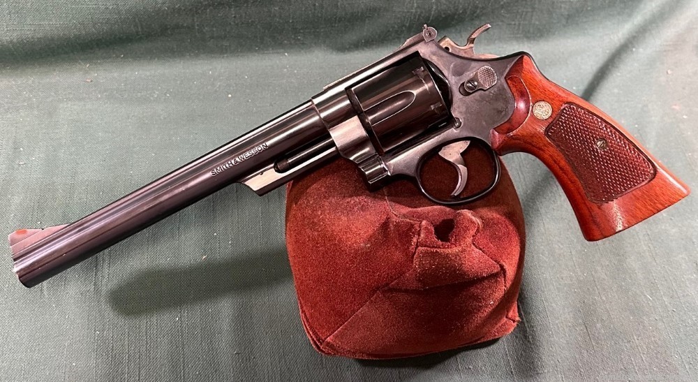 Smith & Wesson 25-5, used, 45 Colt caliber, 8.5 inch blued barrel, 6 shot -img-0