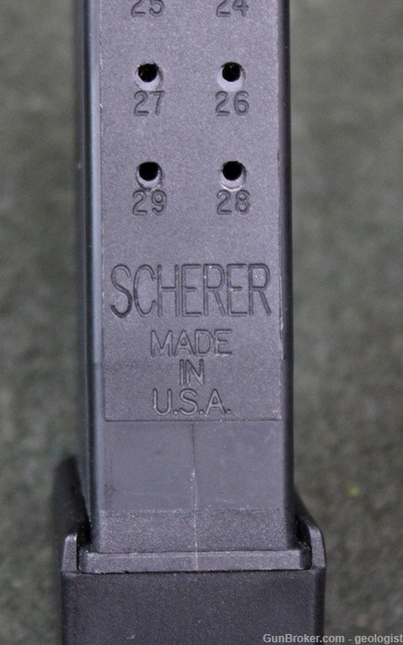 Preban Glock .40 Scherer stick magazine w/extension pre-ban 22 23 27 mag-img-2
