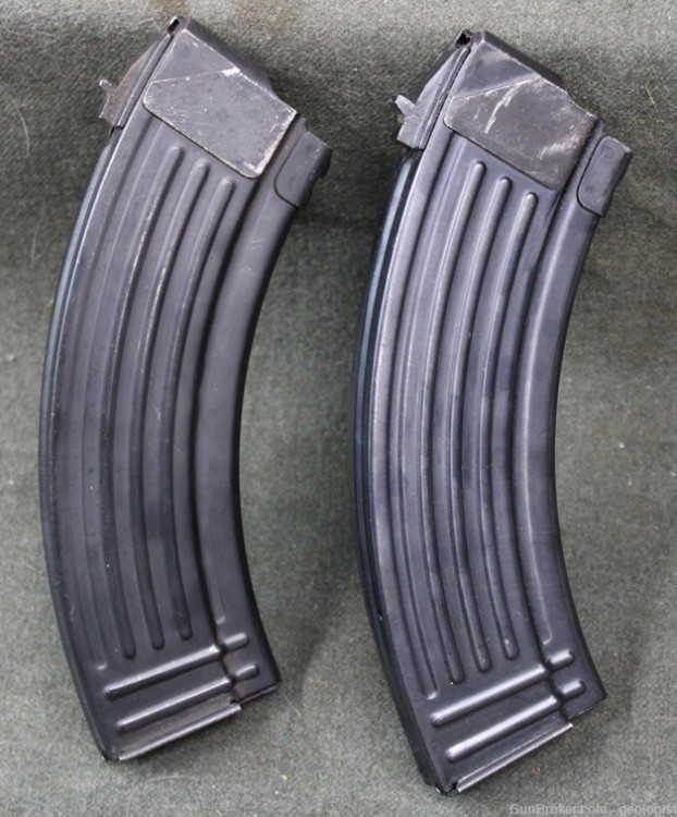 TWO Chinese AK-47 30 round magazines Flatback AK47 mags Norinco Polytech-img-1