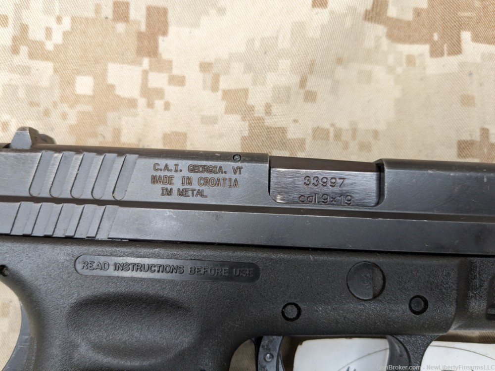 HS Produkt/IM Metal HS2000 Striker Fired 9MM Pistol Import Marked Good Cond-img-3