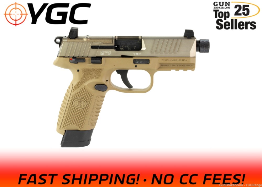FN 502 Tactical 4.6" 15rd 66-101006 FN502 22LR GN502T-img-0