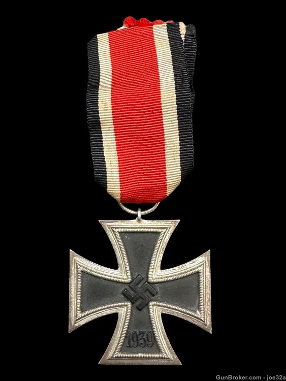 WW2 German Iron Cross EK2 medal WWII uniform badge -img-1