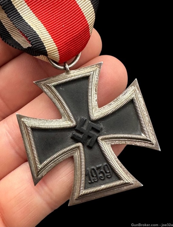 WW2 German Iron Cross EK2 medal WWII uniform badge -img-5