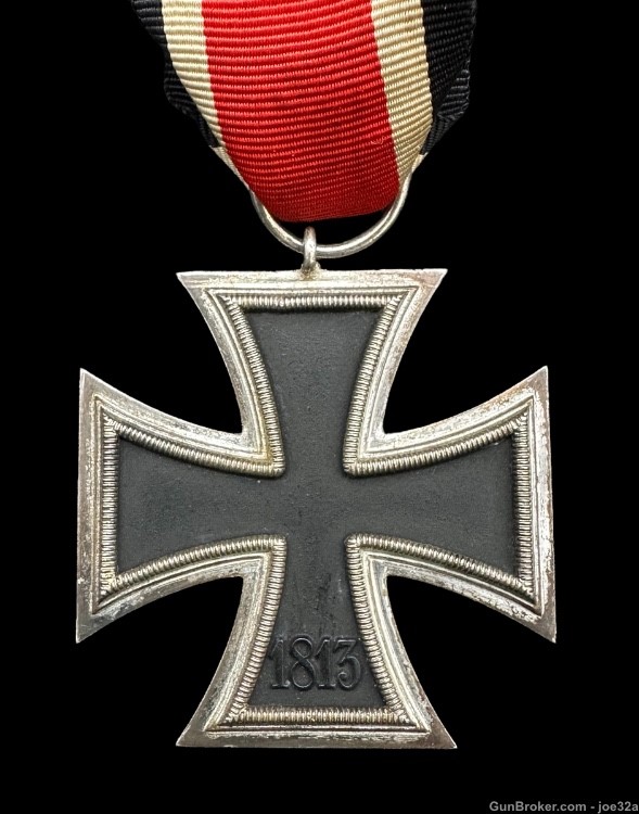 WW2 German Iron Cross EK2 medal WWII uniform badge -img-4