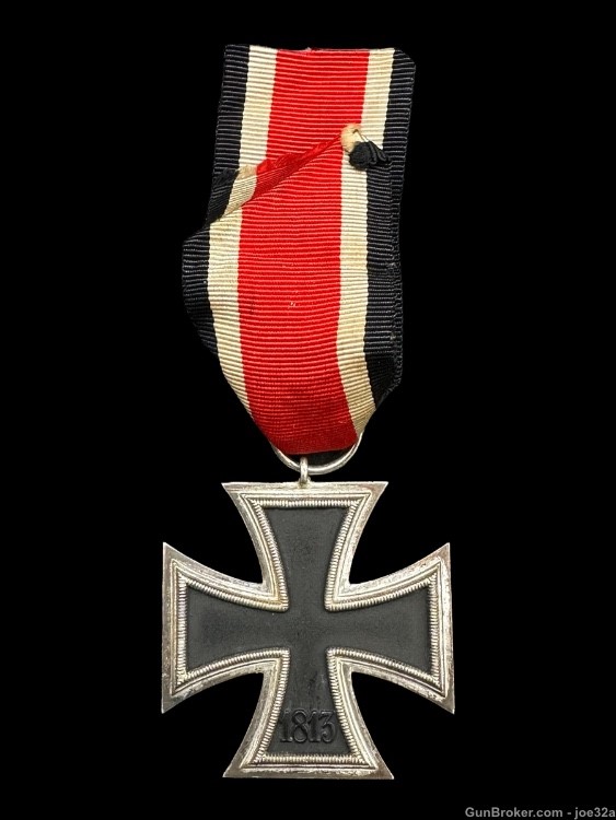 WW2 German Iron Cross EK2 medal WWII uniform badge -img-3