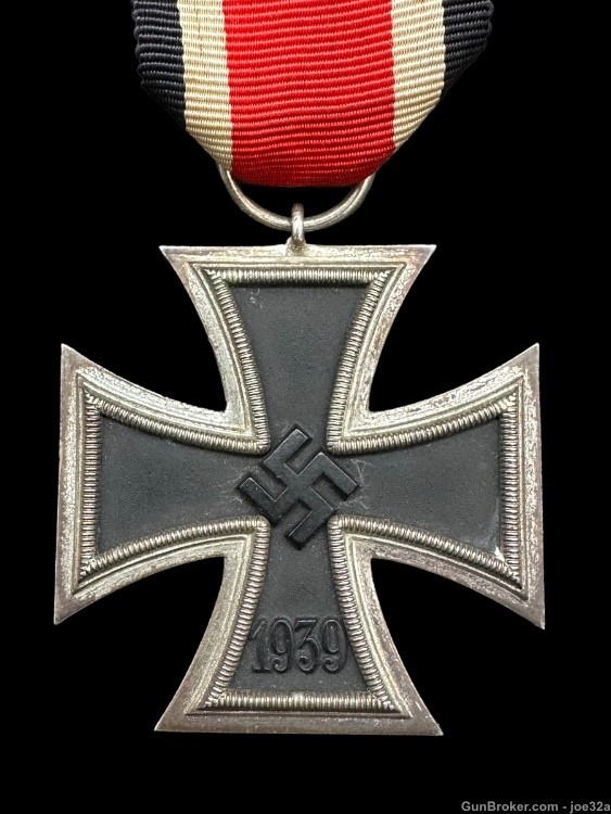 WW2 German Iron Cross EK2 medal WWII uniform badge -img-2