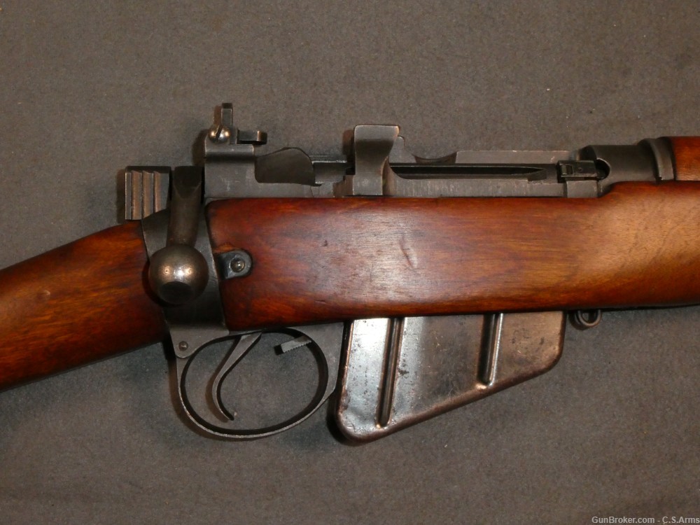 WWII Savage Arms No.4, MK.1* Enfield Rifle, Lend Lease Gun, .303 Cal.-img-3