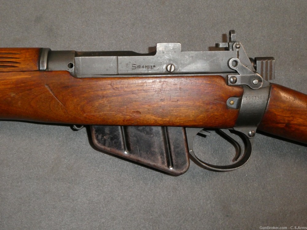 WWII Savage Arms No.4, MK.1* Enfield Rifle, Lend Lease Gun, .303 Cal.-img-8