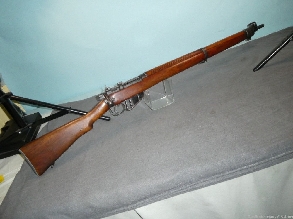 WWII Savage Arms No.4, MK.1* Enfield Rifle, Lend Lease Gun, .303 Cal.-img-1